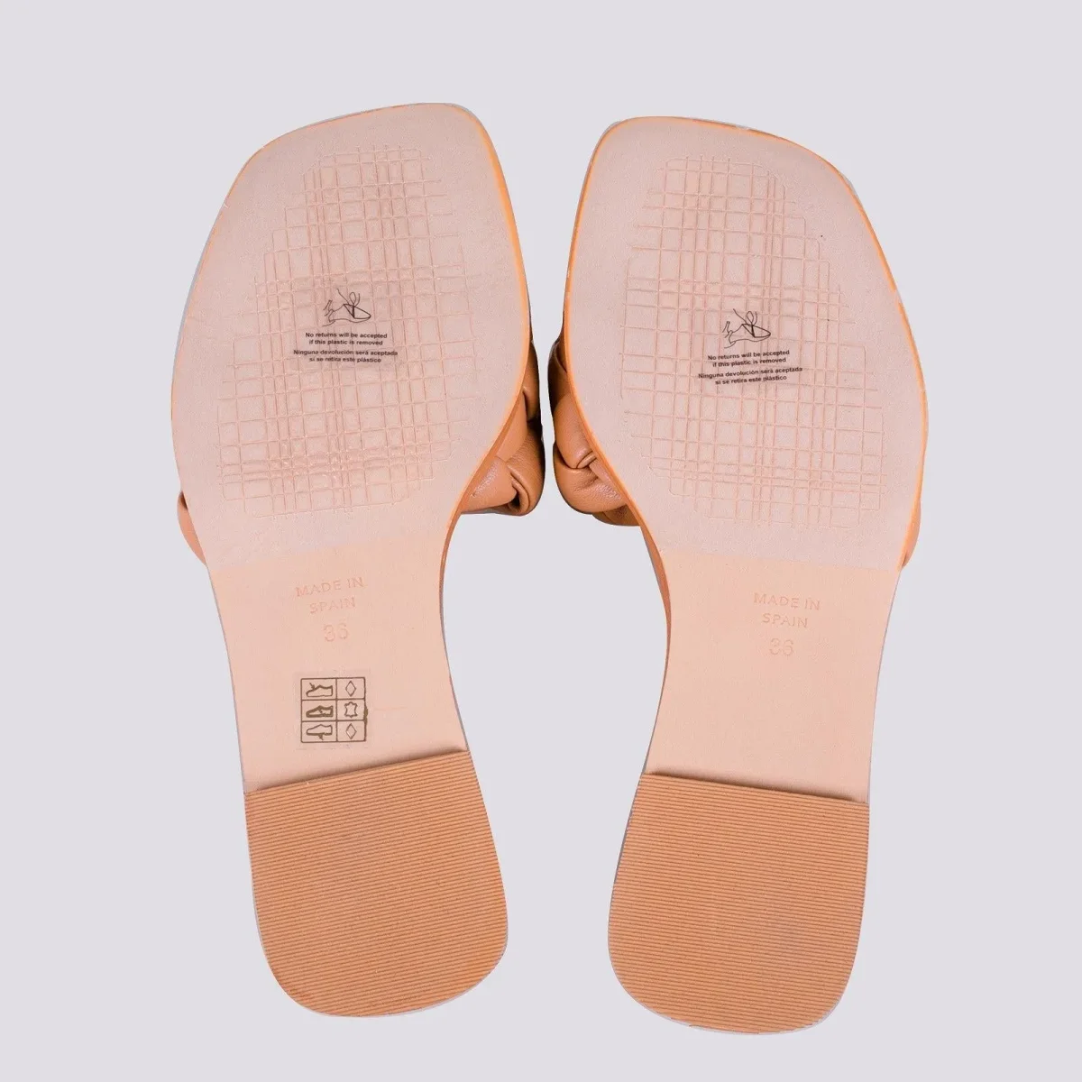 CIABATTA IN PELLE CON INTRECCIO - immagine 7