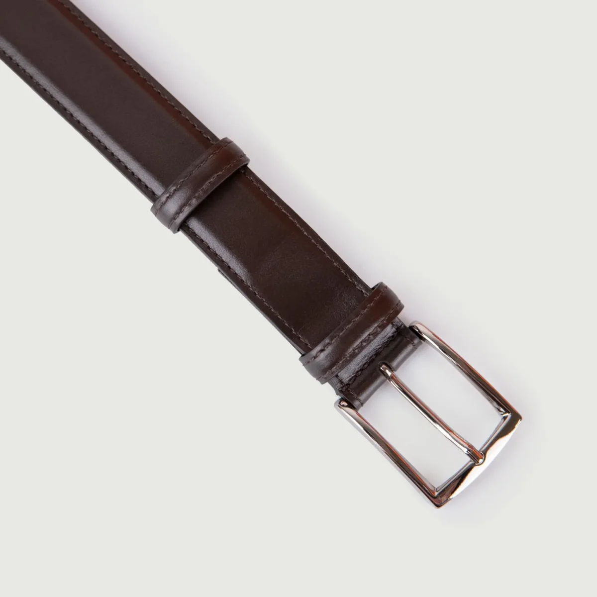 CINTURA IN PELLE TESTA MORO - immagine 3