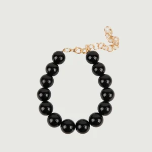 COLLANA BUBBLE IN RESINA NERA