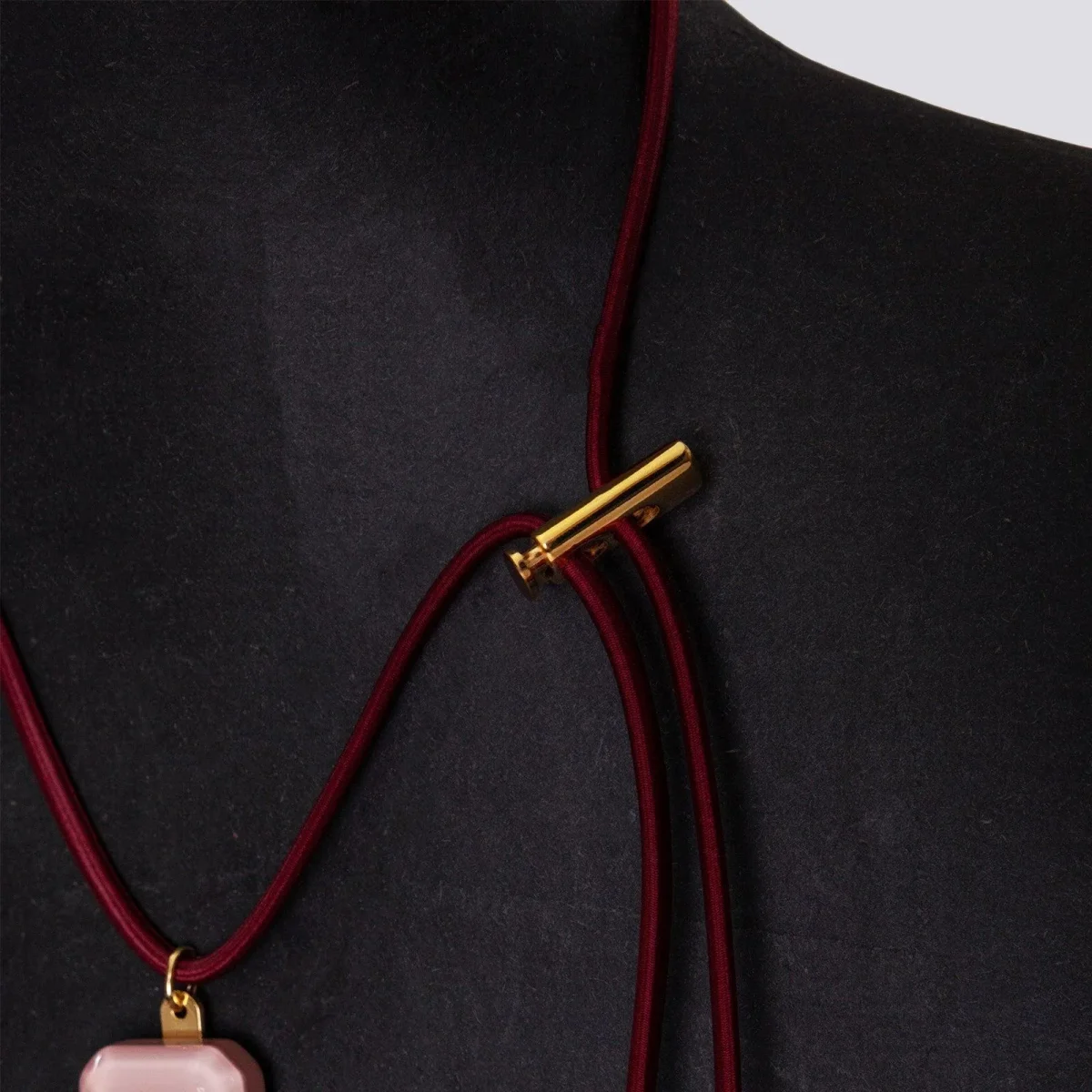 COLLANA CON MAXI MOSCHETTONE E CINTURINO ELASTICO - immagine 4