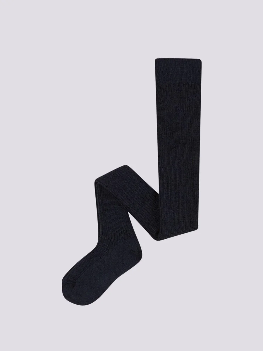 COLLANT IN LANA BLU PER BEBÈ