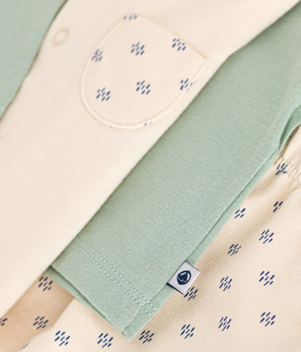 COMPLETO 3 PEZZI BEBÈ IN JERSEY LEGGERO - immagine 3