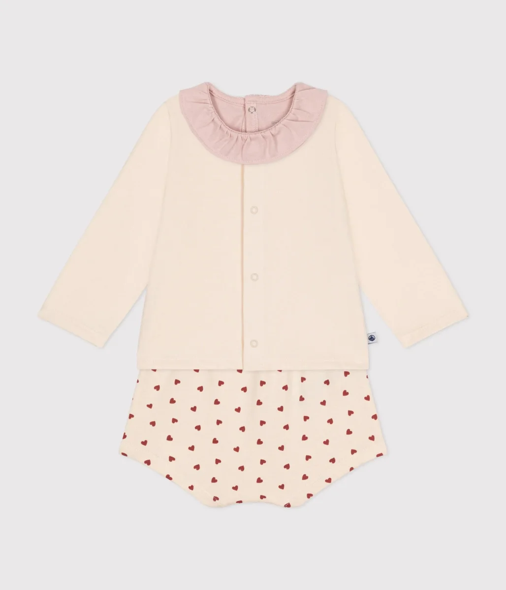 COMPLETO 3 PEZZI BEBÈ IN JERSEY LEGGERO - immagine 5