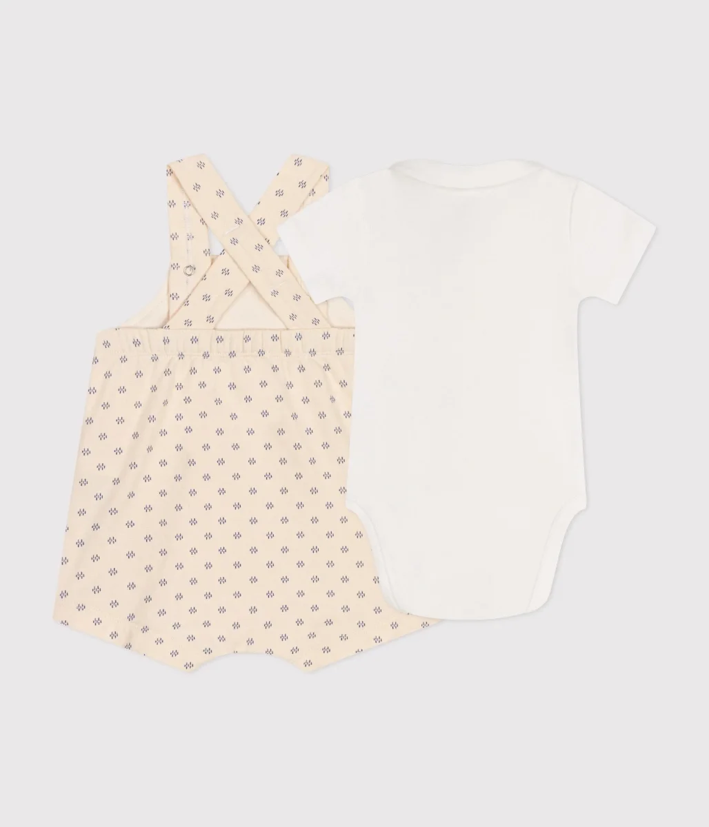 COMPLETO SALOPETTE IN FELPA LEGGERA BEBÈ - immagine 4