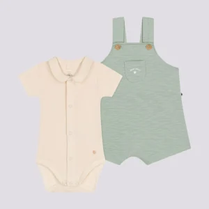 COMPLETO SAOPETTE BEBè IN JERSEY FIAMMATO