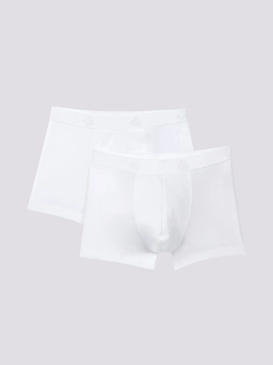 CONFEZIONE DA 2 BOXER BIANCHI BAMBINO