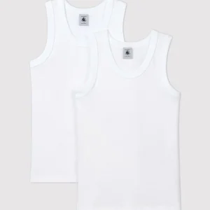 CONFEZIONE DA 2 CANOTTIERE BIANCHE