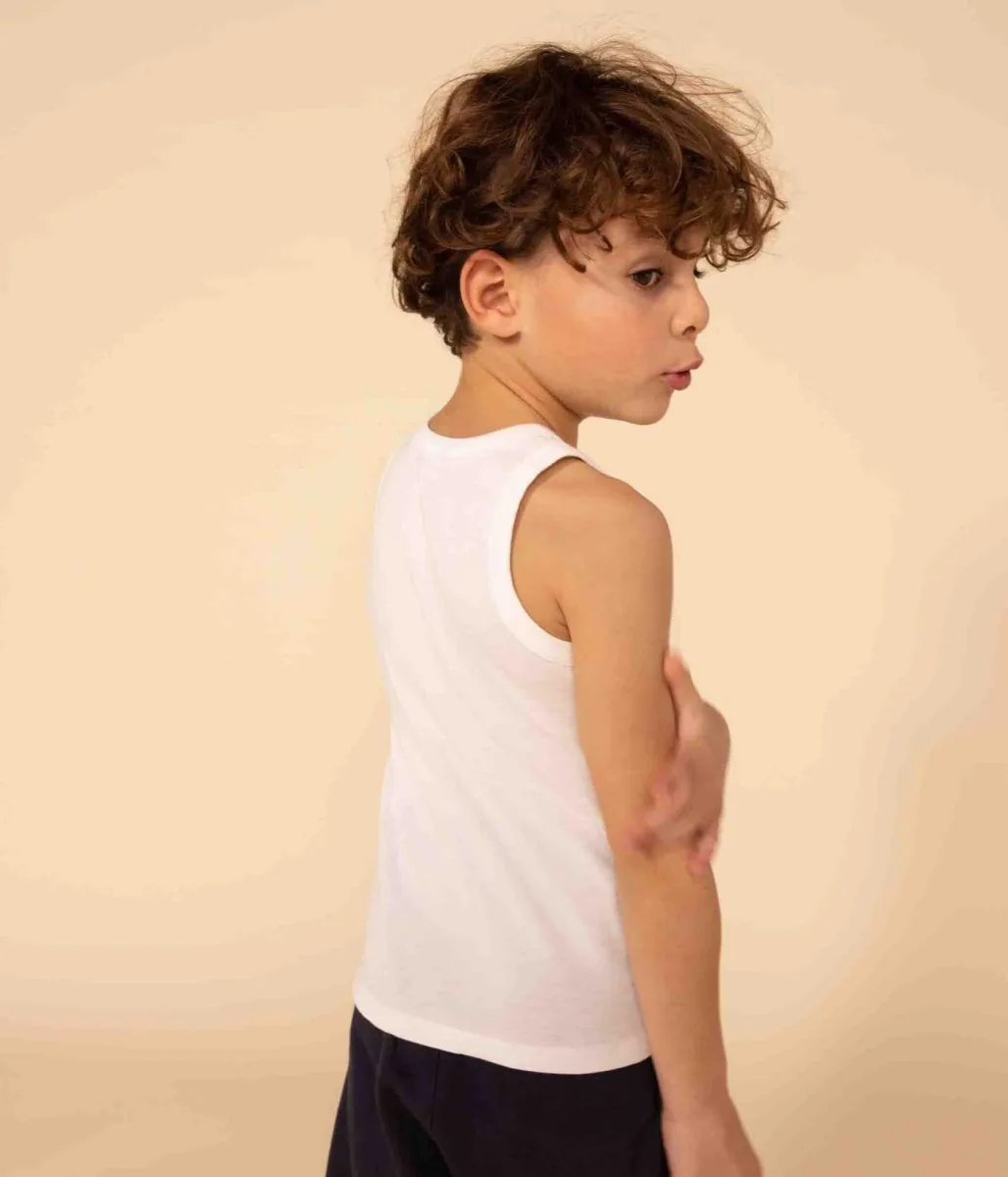 CONFEZIONE DA 2 CANOTTIERE BIANCHE - immagine 8