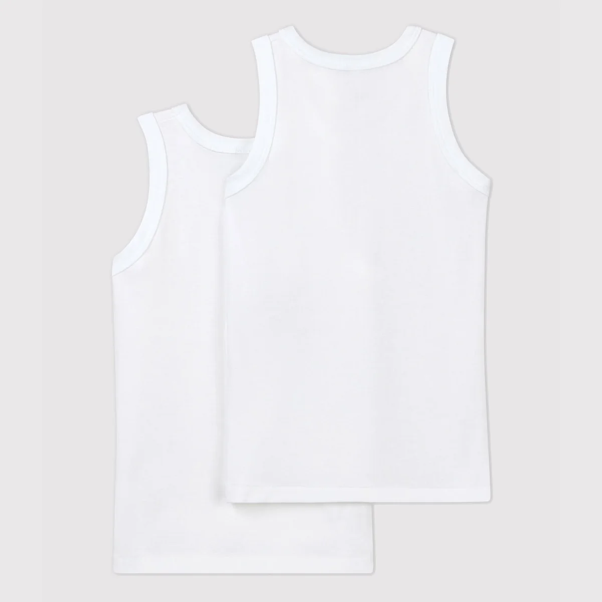 CONFEZIONE DA 2 CANOTTIERE BIANCHE - immagine 4