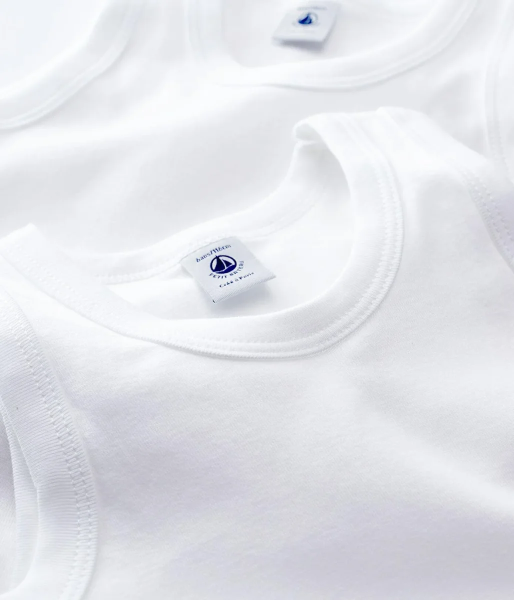 CONFEZIONE DA 2 CANOTTIERE BIANCHE - immagine 7