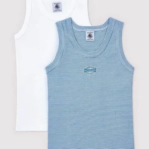 CONFEZIONE DA 2 CANOTTIERE IN COTONE BIOLOGICO