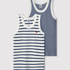 CONFEZIONE DA 2 CANOTTIERE IN COTONE BIOLOGICO