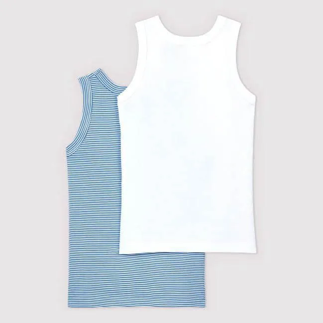 CONFEZIONE DA 2 CANOTTIERE IN COTONE BIOLOGICO - immagine 3