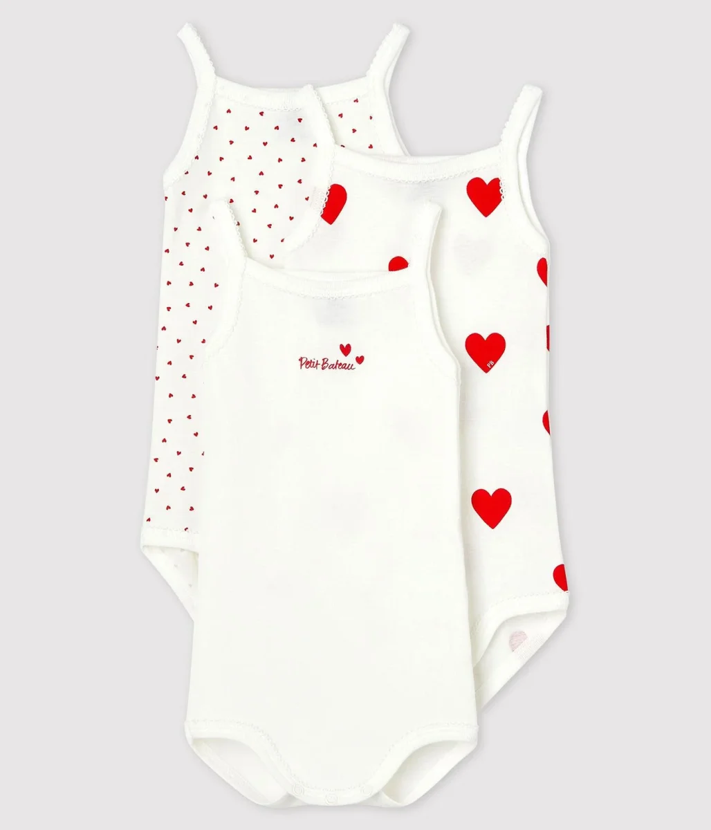 CONFEZIONE DA 3 BODY CON SPALLINE BEBÈ - immagine 5