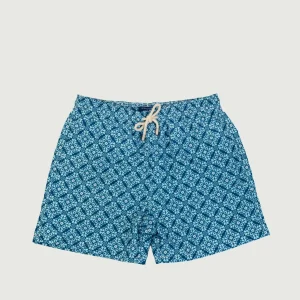 COSTUME AZZURRO IN FANTASIA MAIOLICA