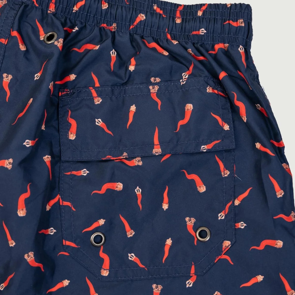 COSTUME BLU NAVY DESIGN PEPERONCINO - immagine 4