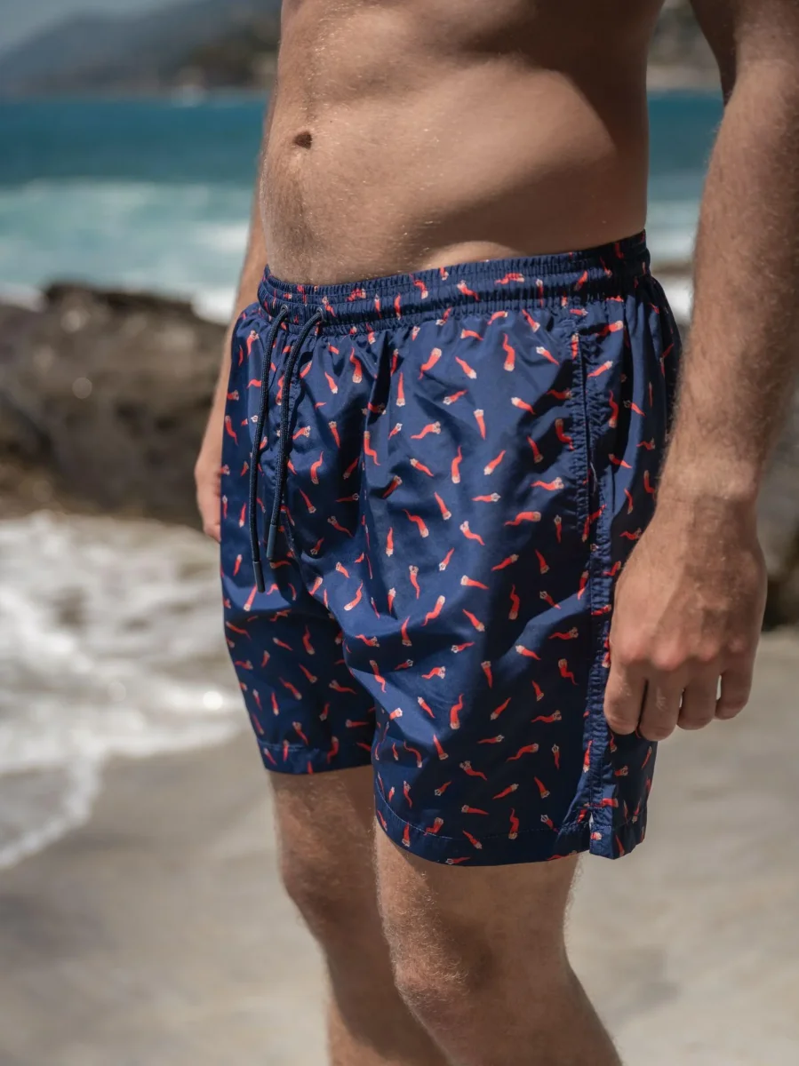 COSTUME BLU NAVY DESIGN PEPERONCINO - immagine 8