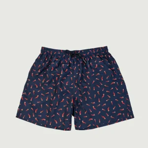 COSTUME BLU NAVY DESIGN PEPERONCINO