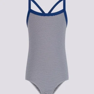 COSTUME INTERO A RIGHE BAMBINA