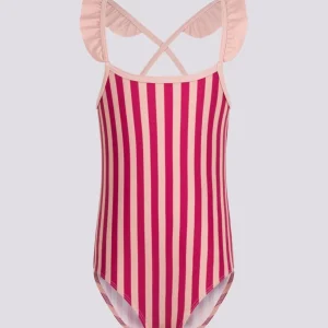 COSTUME INTERO A RIGHE BAMBINA