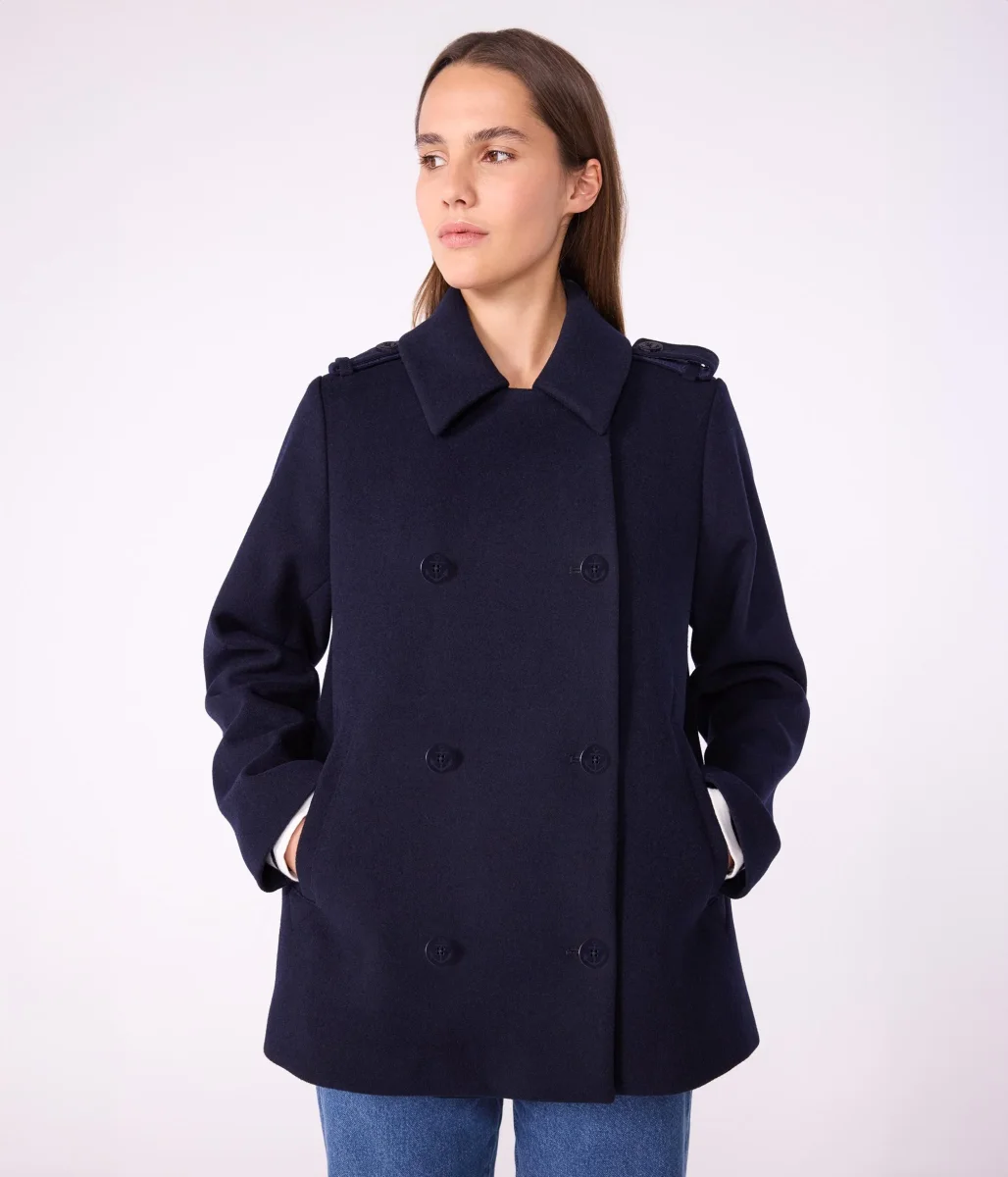 Caban donna in panno di lana - immagine 6