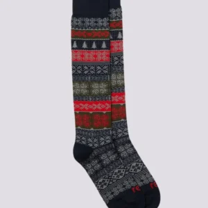 Calza disegno norvegese multicolor