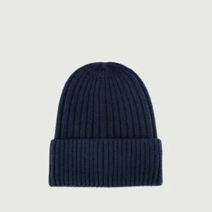 Cappellino blu a coste