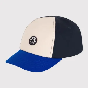 Cappellino con visiera in cotone bebè