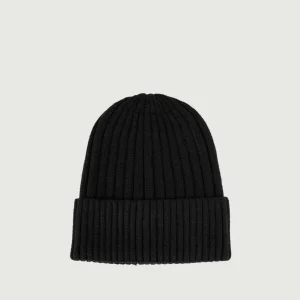 Cappellino nero a coste