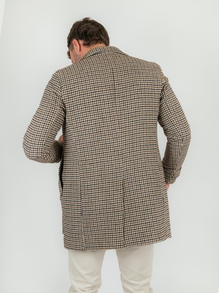 Cappotto monopetto pied de poule - immagine 5