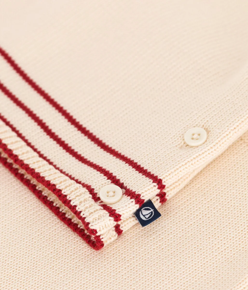 Completo 2 pezzi in maglia di cotone jacquard neonato - immagine 6