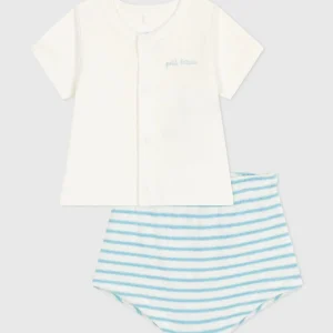 Completo bebè due pezzi in cotone