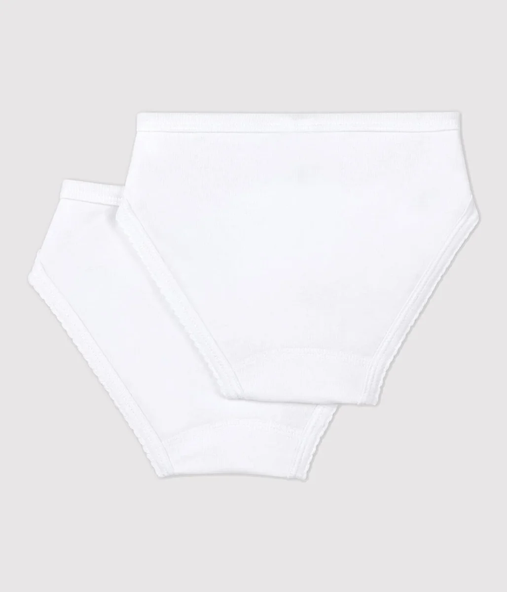 Confezione Da 2 Slip Bianchi Bambina - immagine 6