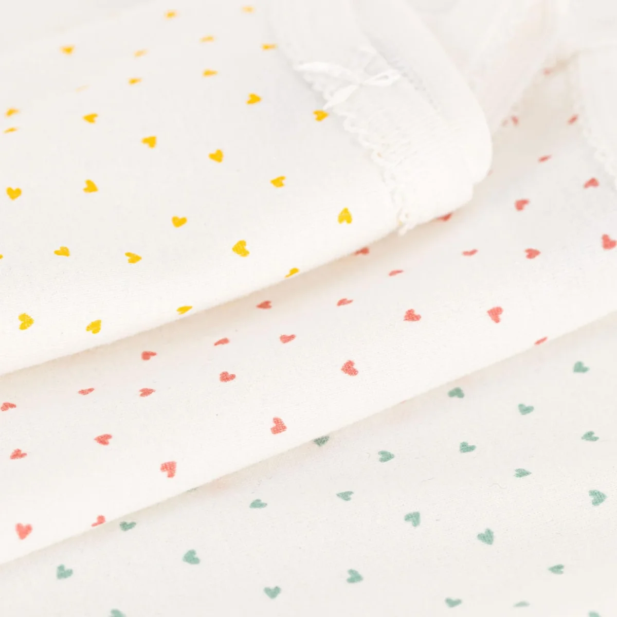 Confezione Da 3 Body A Cuori Con Spalline In Cotone - immagine 4