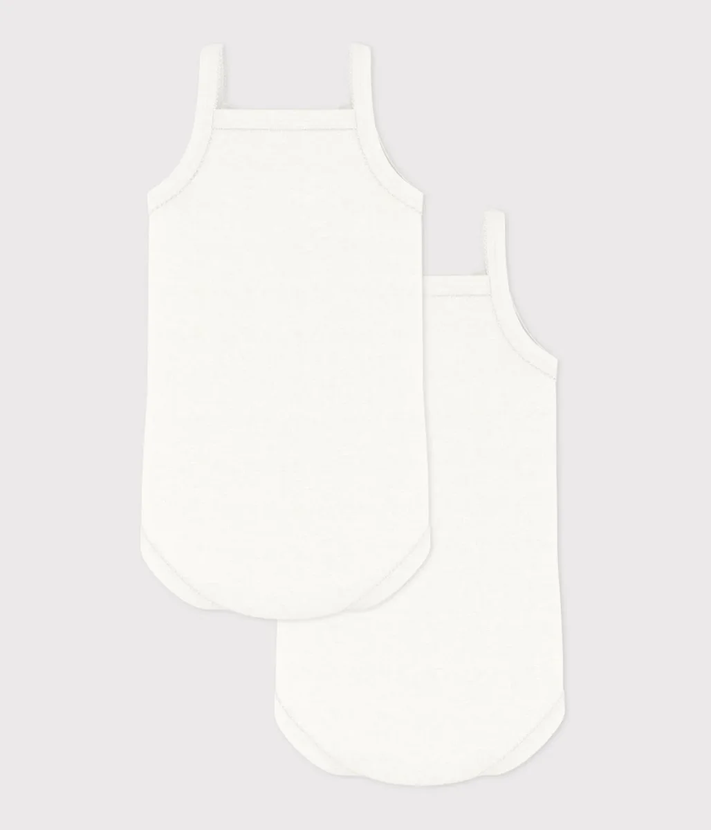 Confezione da 2 body con spalline bebè femmina - immagine 3