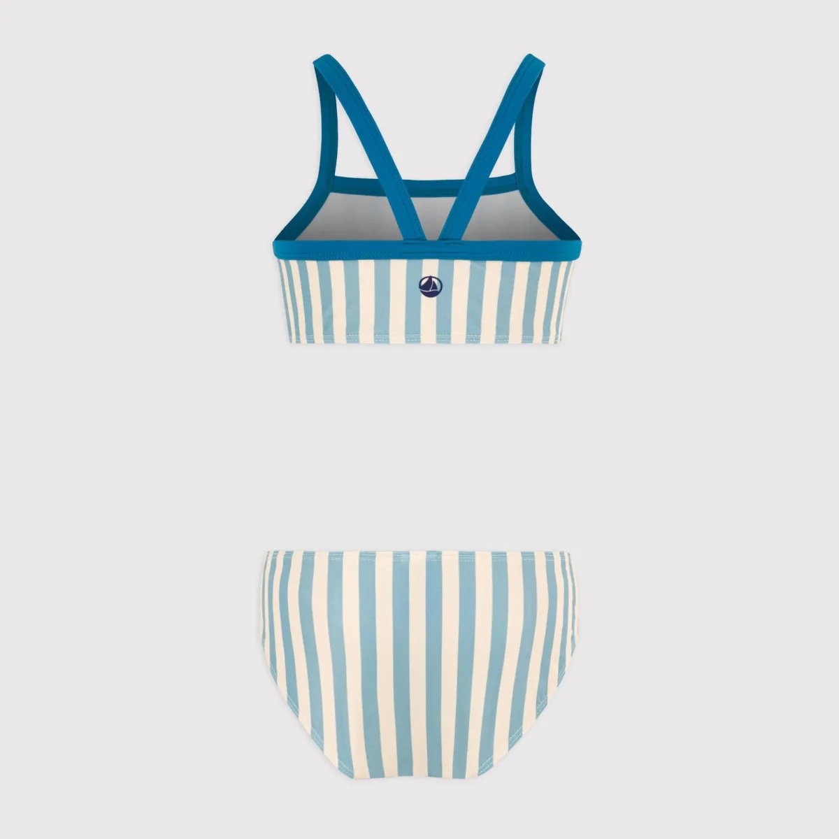 Costume 2 pezzi a righe bambina - immagine 3