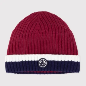 Cuffietta in maglia foderata in pile neonato