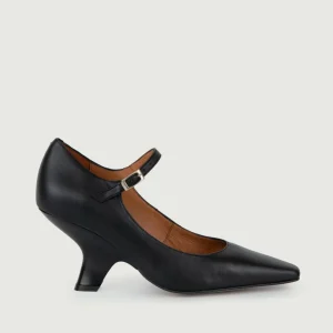 DÉCOLLETÉ IN PELLE NERA