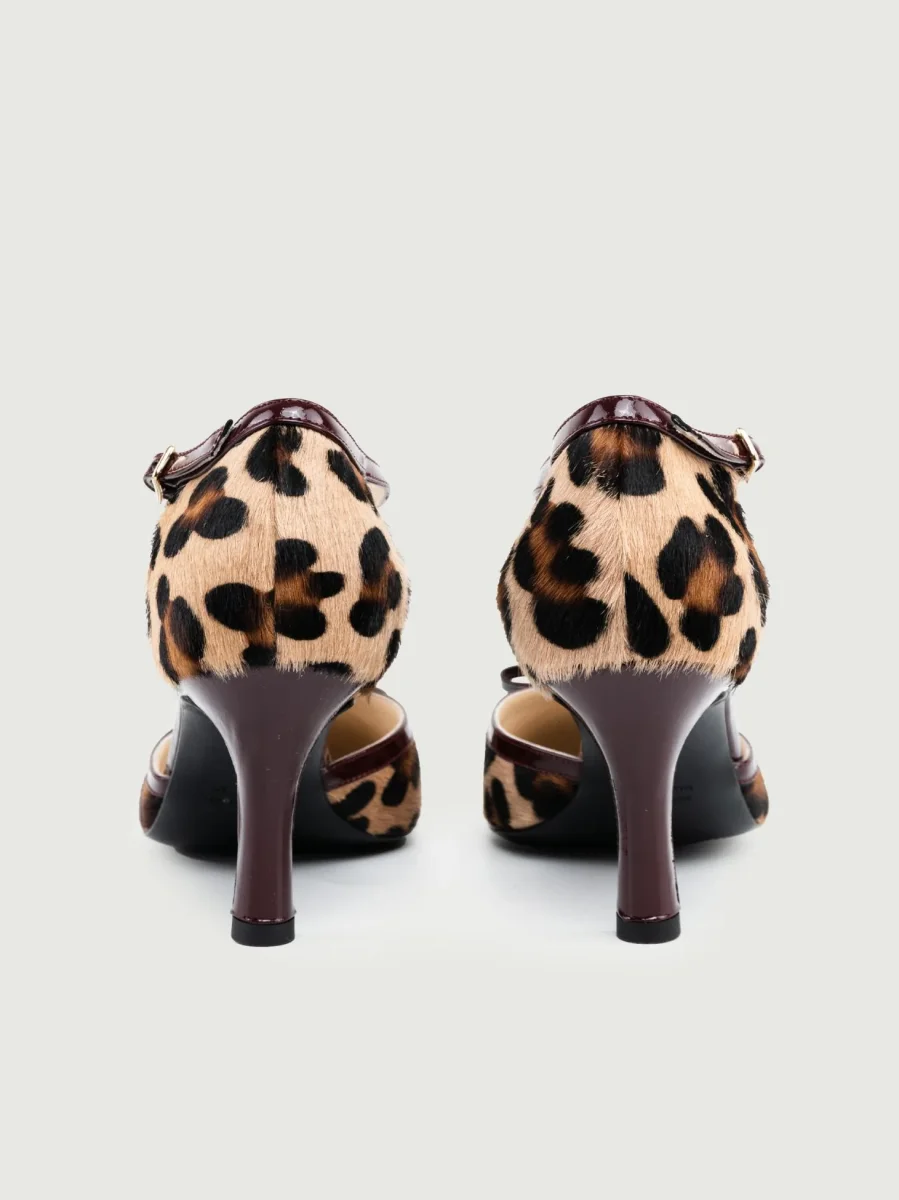 DÉCOLLETÉ  T-BAR IN CAVALLINO MACULATO - immagine 4