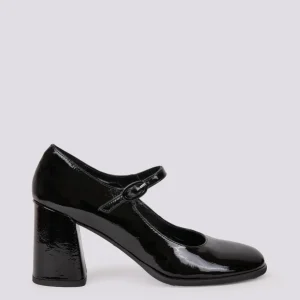 DECOLLETE CON CINTURINO IN NAPLAK NERO