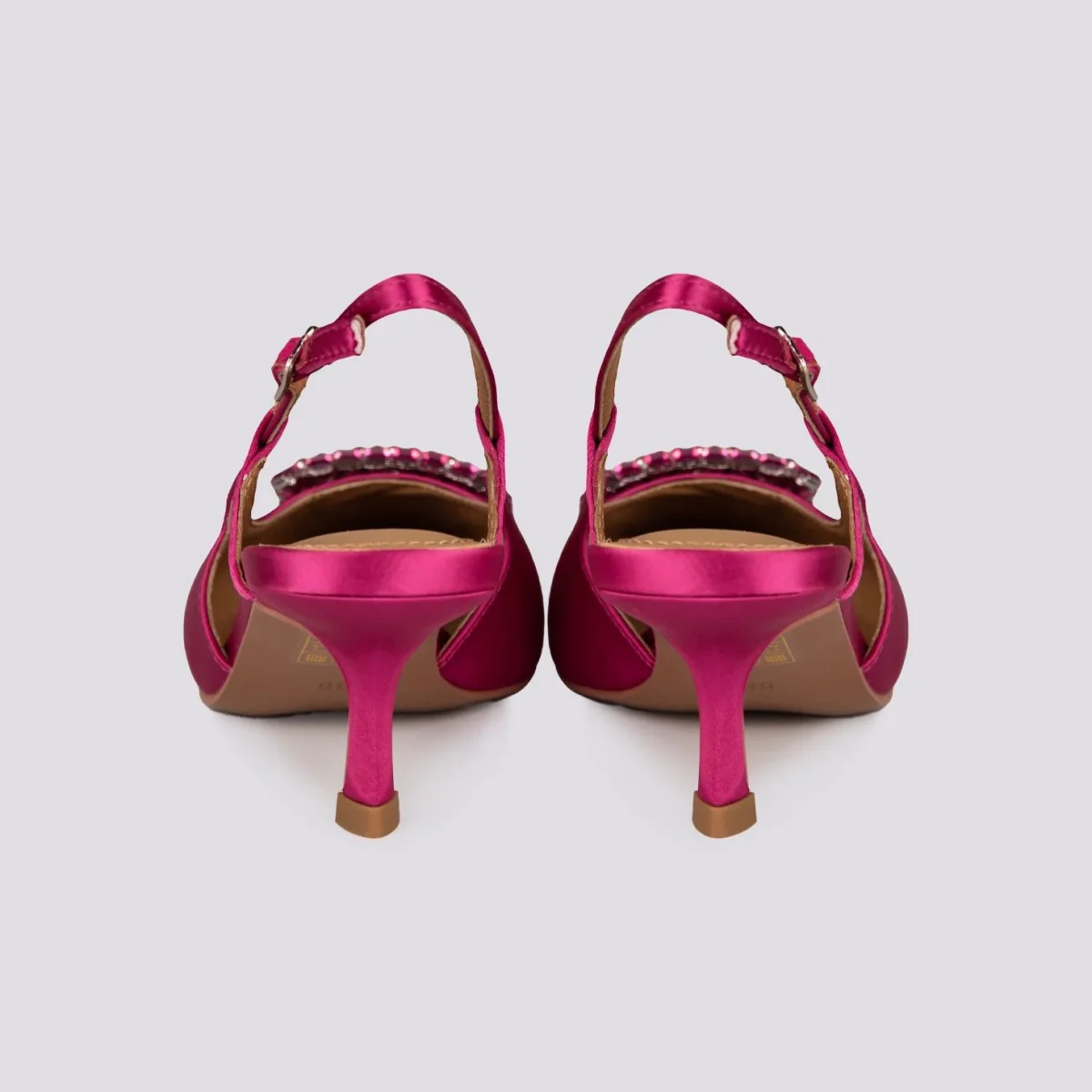 DECOLLETE FUCSIA CON FIBBIA STRASS - immagine 5