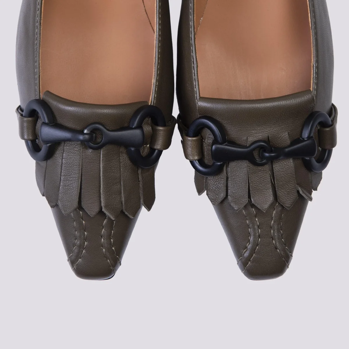 DECOLLETE IN NAPPA CON FRANGE - immagine 5