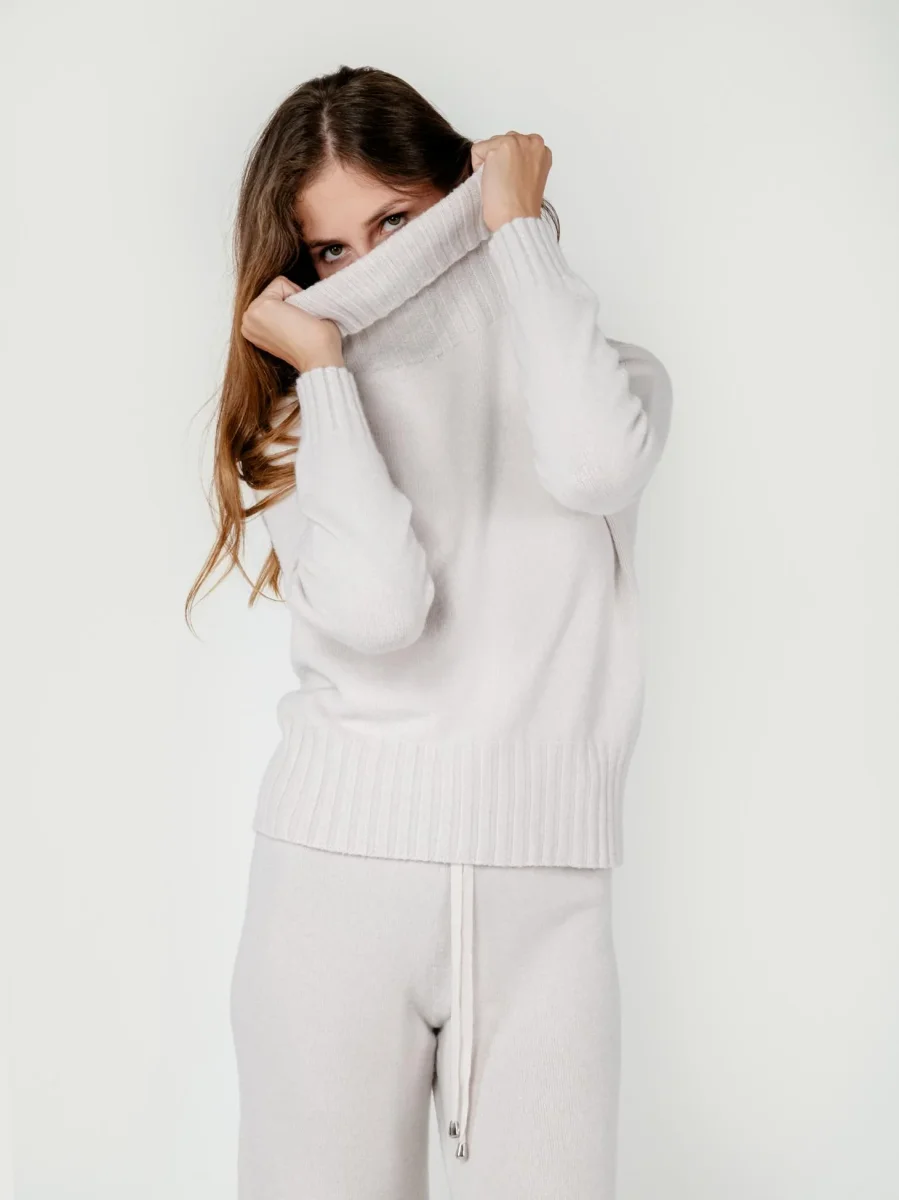 DOLCEVITA IN MAGLIA PANNA