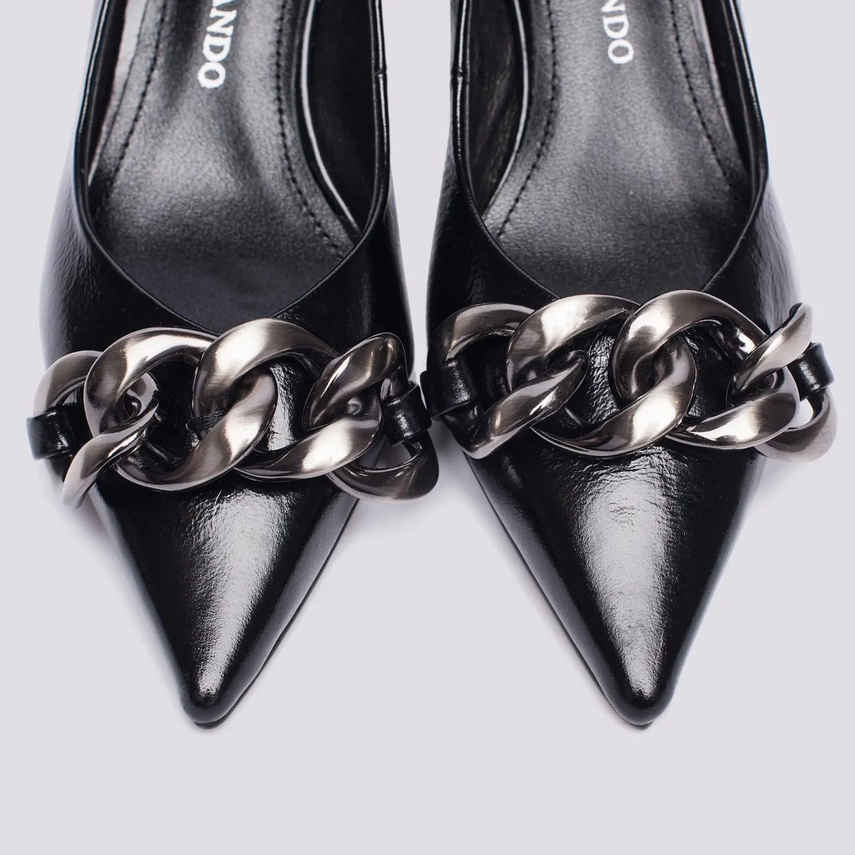 D+COLLET+ IN PELLE CON MAXI CATENA - immagine 5