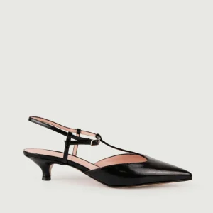 Décolleté con cinturino nera