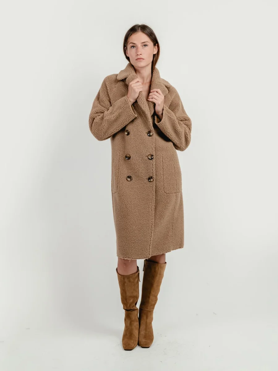 ECOMONTONE LUNGO REVERSIBILE CAMMELLO - immagine 6