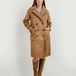 ECOMONTONE LUNGO REVERSIBILE CAMMELLO