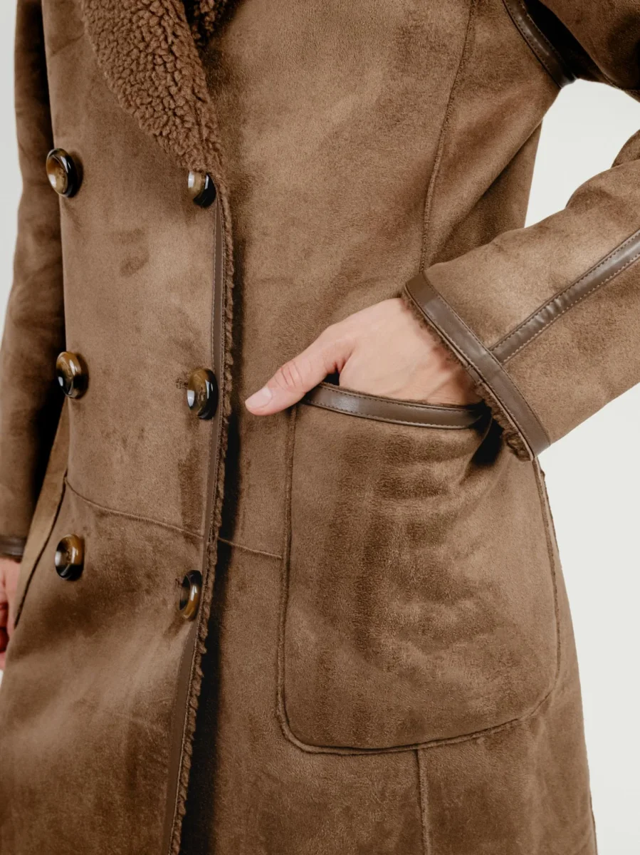 ECOMONTONE LUNGO REVERSIBILE CIOCCOLATO - immagine 5