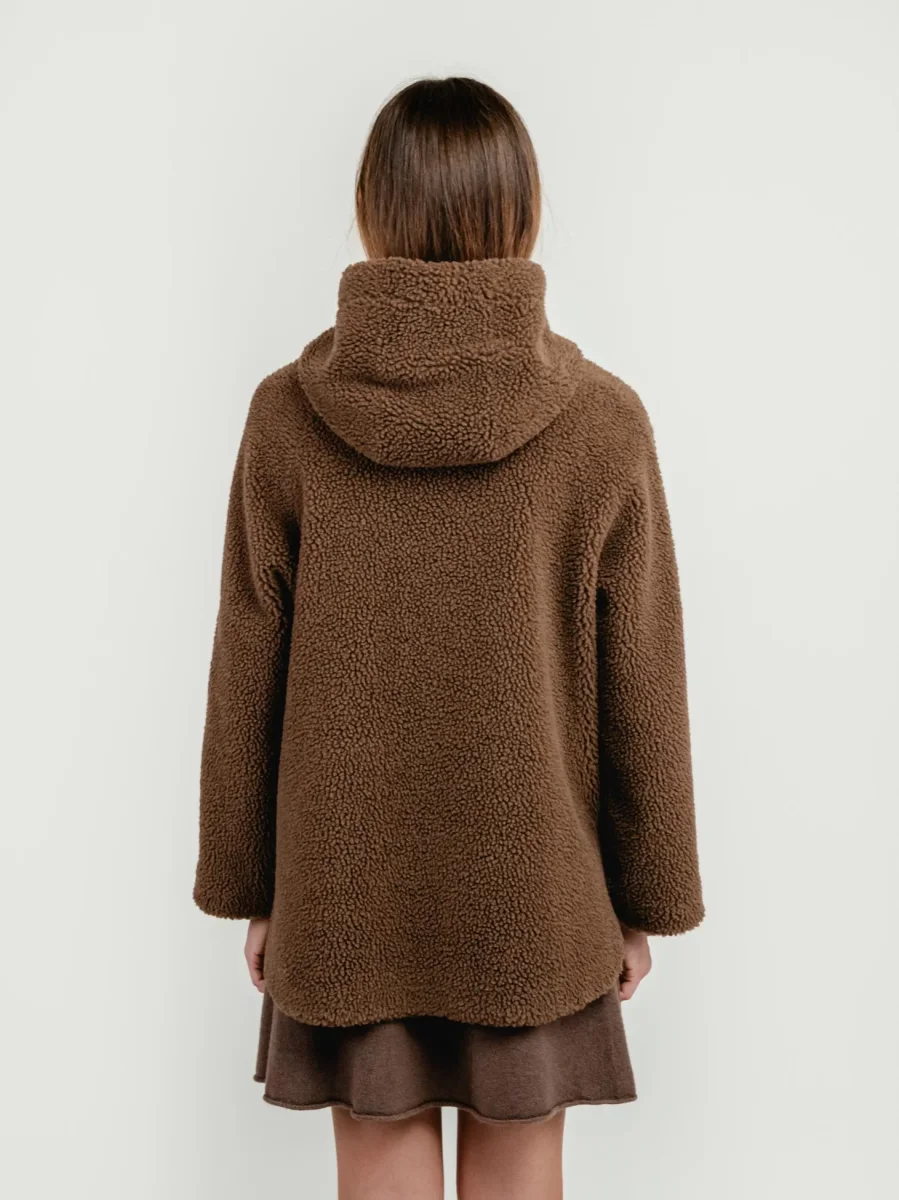 ECOMONTONE REVERSIBILE CON ZIP CIOCCOLATO - immagine 8