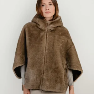 ECOPELLICCIA REVERSIBILE ECOMONTONE TESTA MORO